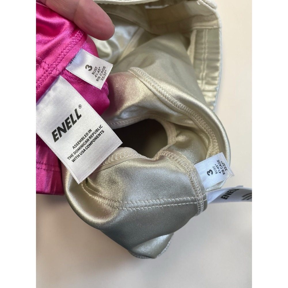 ENELL SPORT HIGH IMPACT BRA lot X2 Sz 3 - Picture 4 of 7
